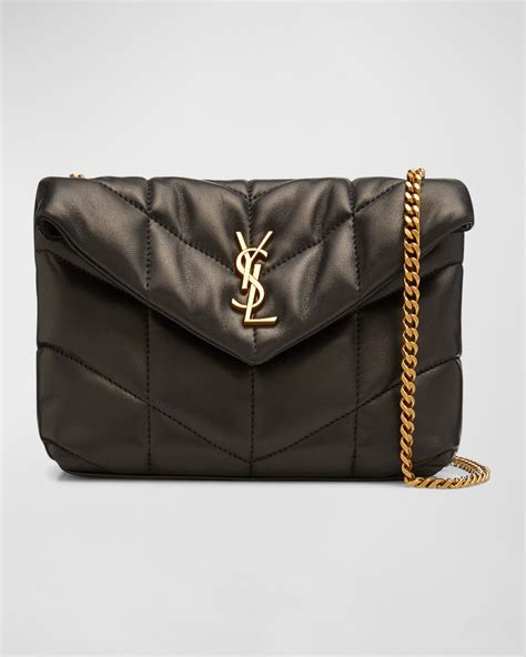 Saint Laurent Lou Toy YSL Puffer Crossbody Bag in 